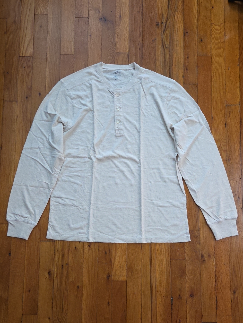 J. Crew Long Sleeve Henley - Off-White